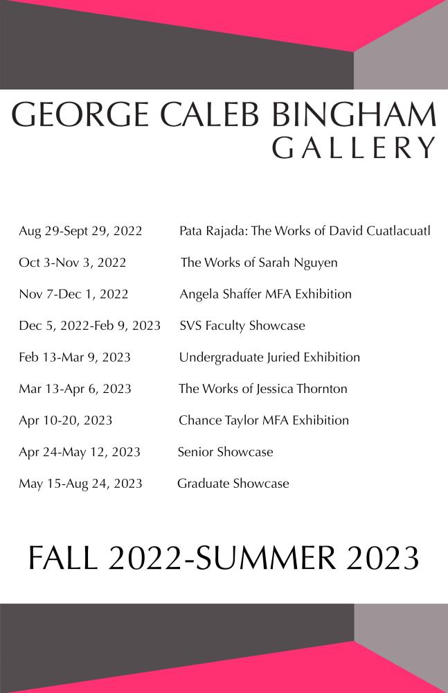 The George Caleb Bingham Gallery Schedule