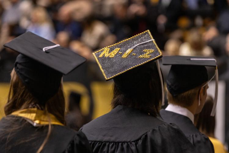 A photo of people graduating