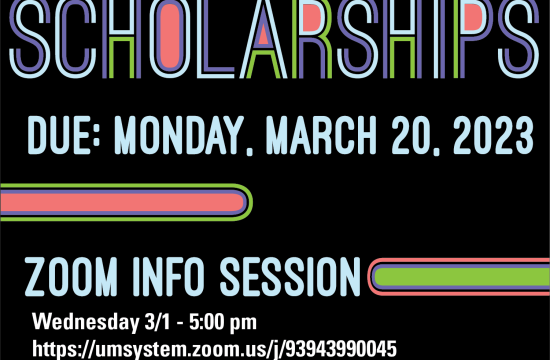 Scholarship Info Session Flyer