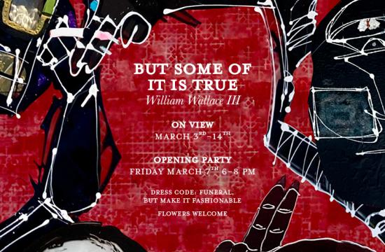 William Wallace MFA Thesis Flyer