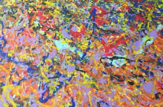Riana Bovilland and Mike Nolan fiber piece