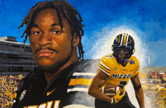 football portrait